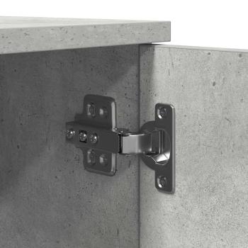 Aufbewahrungsschrank Beton Grau 108x41x40 cm aus Holzwerkstoff