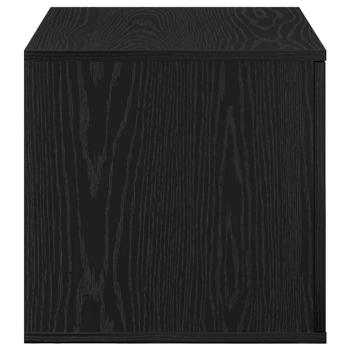 Stauraumschrank Schwarz 103x41x40 cm aus Holzwerkstoff