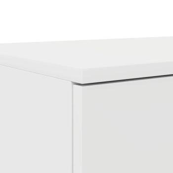 Bett-Schubladen Weiß 100x36,5x16,5 cm aus Holzwerkstoff