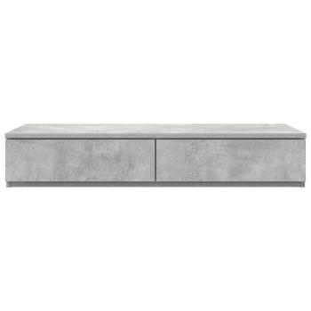 Bett-Schubladen Beton Grau 100 x 36,5 x 16,5 cm Holzwerkstoff