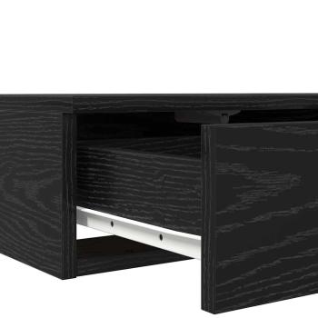 Bett-Schubladen Schwarz 80x36,5x16,5 cm Holzwerkstoff