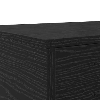 Bett-Schubladen Schwarz 80x36,5x16,5 cm Holzwerkstoff