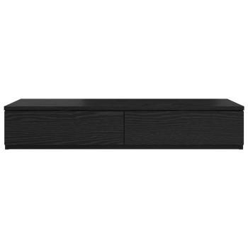 Bett-Schubladen Schwarz 90x36,5x16,5 cm Holzwerkstoff