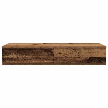 Bett-Schubladen aus Altholz 90x36,5x16,5 cm MDF