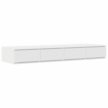 Bett-Schubladen Weiß 120x36,5x16,5 cm Spanplatte