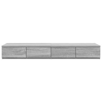 Bett-Schubladen Grau Sonoma 120x36,5x16,5 cm Holzwerkstoff