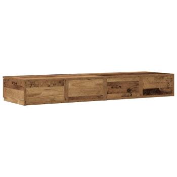 Bettschubladen Altes Holz 120x36,5x16,5 cm Holzwerkstoff