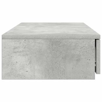 Nachttisch Beton Grau 75x36,5x16,5 cm Ingenieurholz