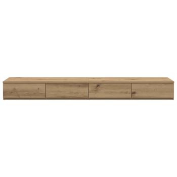 Nachttische Artisan-Eiche Spanplatte 160 x 36,5 x 16,5 cm