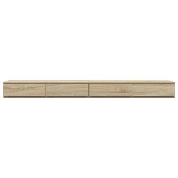 Bett mit Schubladen Sonoma Eiche 180x36,5x16,5 cm aus Holzwerkstoff