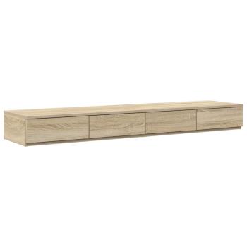 Bett-Schubladen Sonoma Eiche 135x36,5x16,5 cm aus Ingenieurholz