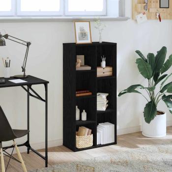 ARDEBO.de - Bücherregal Schwarze Eiche 50x25x105 cm Holzwerkstoff