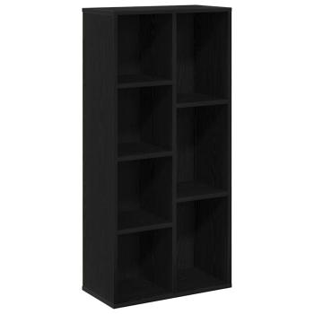 Bücherregal Schwarze Eiche 50x25x105 cm Holzwerkstoff