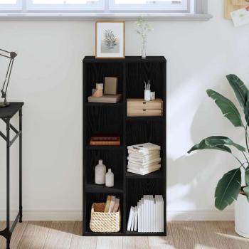 Bücherregal Schwarze Eiche 50x25x105 cm Holzwerkstoff