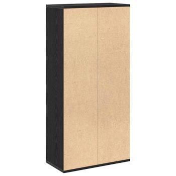 Bücherregal Schwarze Eiche 50x25x105 cm Holzwerkstoff