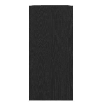 Bücherregal Schwarz Eiche 68,5x32x68,5 cm Holzwerkstoff