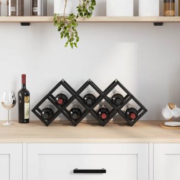 Weinregal für 9 Flaschen, 63x16,5x25 cm, pulverbeschichteter Stahl