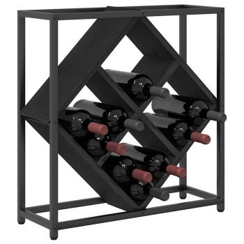 Weinregale Schwarze Eiche Holzwerkstoff Mittel Rechteckig