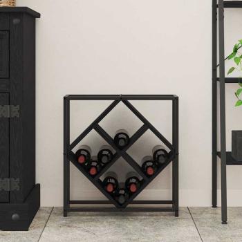 Weinregale Schwarze Eiche Holzwerkstoff Mittel Rechteckig