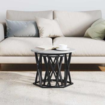 Nesting Beistelltische 2er Set Grau Sonoma Ingenieurholz