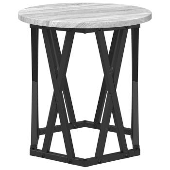 Nesting Beistelltische 2er Set Grau Sonoma Ingenieurholz