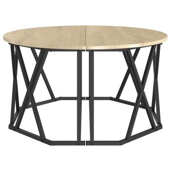 Couchtisch Sonoma Eiche 80x80x42 cm aus Holz