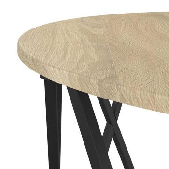Couchtisch Sonoma Eiche 80x80x42 cm aus Holz