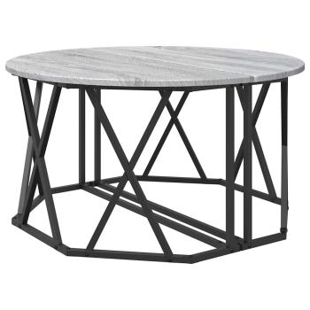 Couchtisch Grau Sonoma Verarbeitetes Holz 80 x 80 x 42 cm