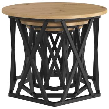 Nesting Side Tables 3 Stück Artisan Eiche Holzwerkstoff