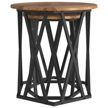 Beistelltische 2er Set aus altem Holzmaterial