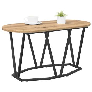 Couchtisch Artisan Eiche 80x40x40,5 cm Holz und Metall
