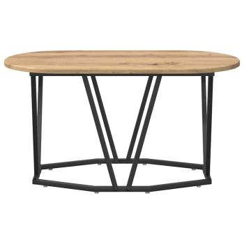 Couchtisch Artisan Eiche 80x40x40,5 cm Holz und Metall