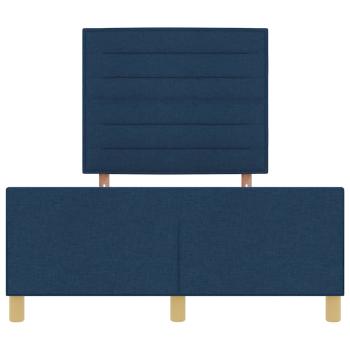 Bettgestell Blau 160x200 cm Stoff