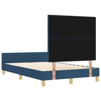 Bettgestell Blau 120x200 cm Stoff