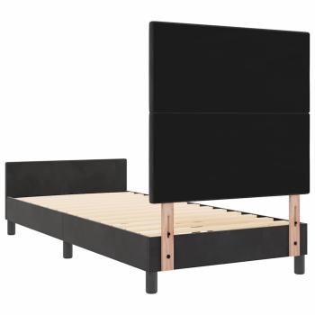 Bettgestell Schwarz 90x190 cm Samt