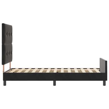 Bettgestell Schwarz 90x190 cm Samt