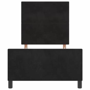 Bettgestell Schwarz 90x190 cm Samt