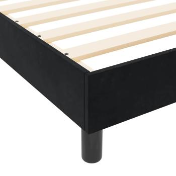 Bettgestell Schwarz 120x190 cm Samt