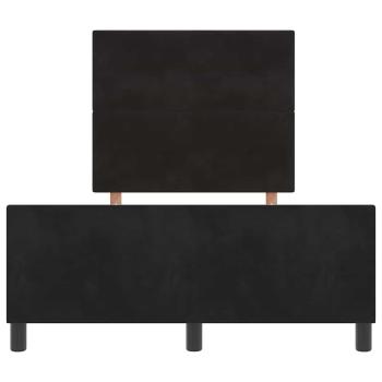 Bettgestell Schwarz 120x190 cm Samt