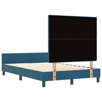 Bettgestell Dunkelblau 120x190 cm Samt