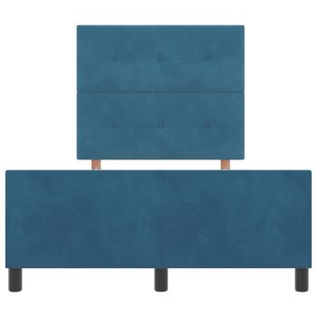 Bettgestell Dunkelblau 120x190 cm Samt