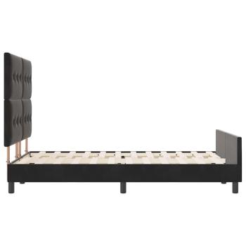Bettgestell Schwarz 140x200 cm Velvet