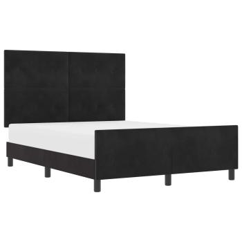 Bettgestell Schwarz 140x200 cm Velvet