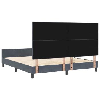 Bettgestell Dunkelgrau 180x200 cm Samt
