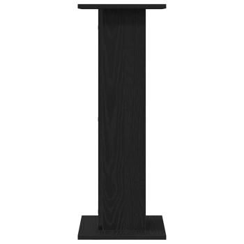 Pflanzenständer 2 pcs Schwarz Eichen-Optik 30 x 30 x 80 cm