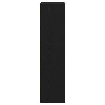 Kleiderschrank aus schwarzer Eiche 50x50x200 cm Möbelspanplatte