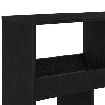 Bücherregal 15 Ebenen 100 x 33 x 187,5 cm Schwarz Eichen-Optik