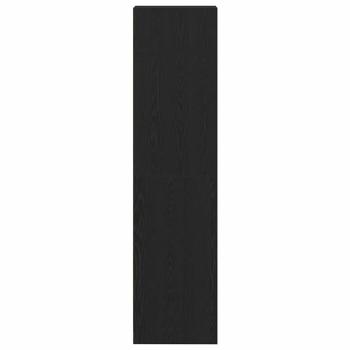 Kleiderschrank Schwarz Eiche 30x50x200 cm Ingenieurholz