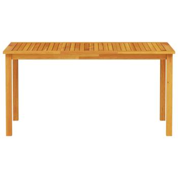 5-teiliges Gartentisch-Set aus massivem Akazienholz, faltbar