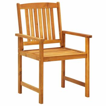 3-teiliges Garten-Esszimmer Set aus massivem Akazienholz